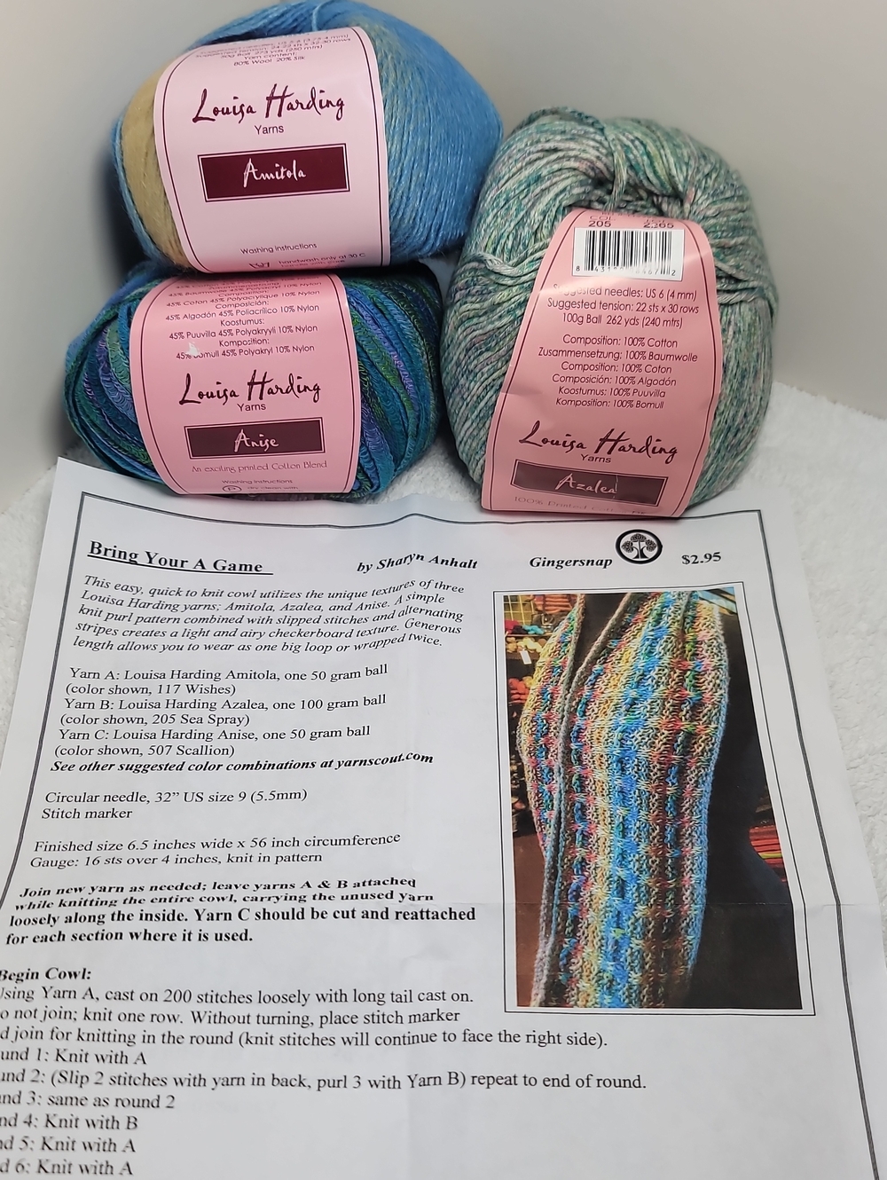 Bring Your A Game Cowl Knit Kit - NWT. - #16